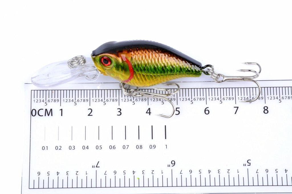 6x 6cm Popper Crank Bait Fishing Lure Lures Surface Tackle Saltwater - Outdoor > Fishing