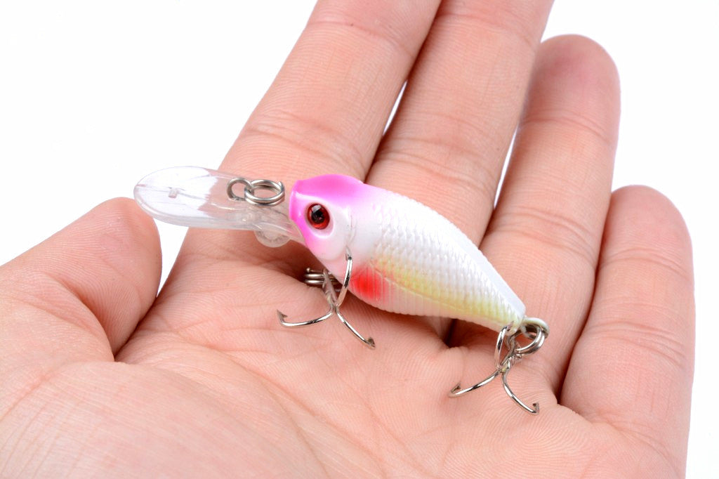 6x 6cm Popper Crank Bait Fishing Lure Lures Surface Tackle Saltwater - Outdoor > Fishing