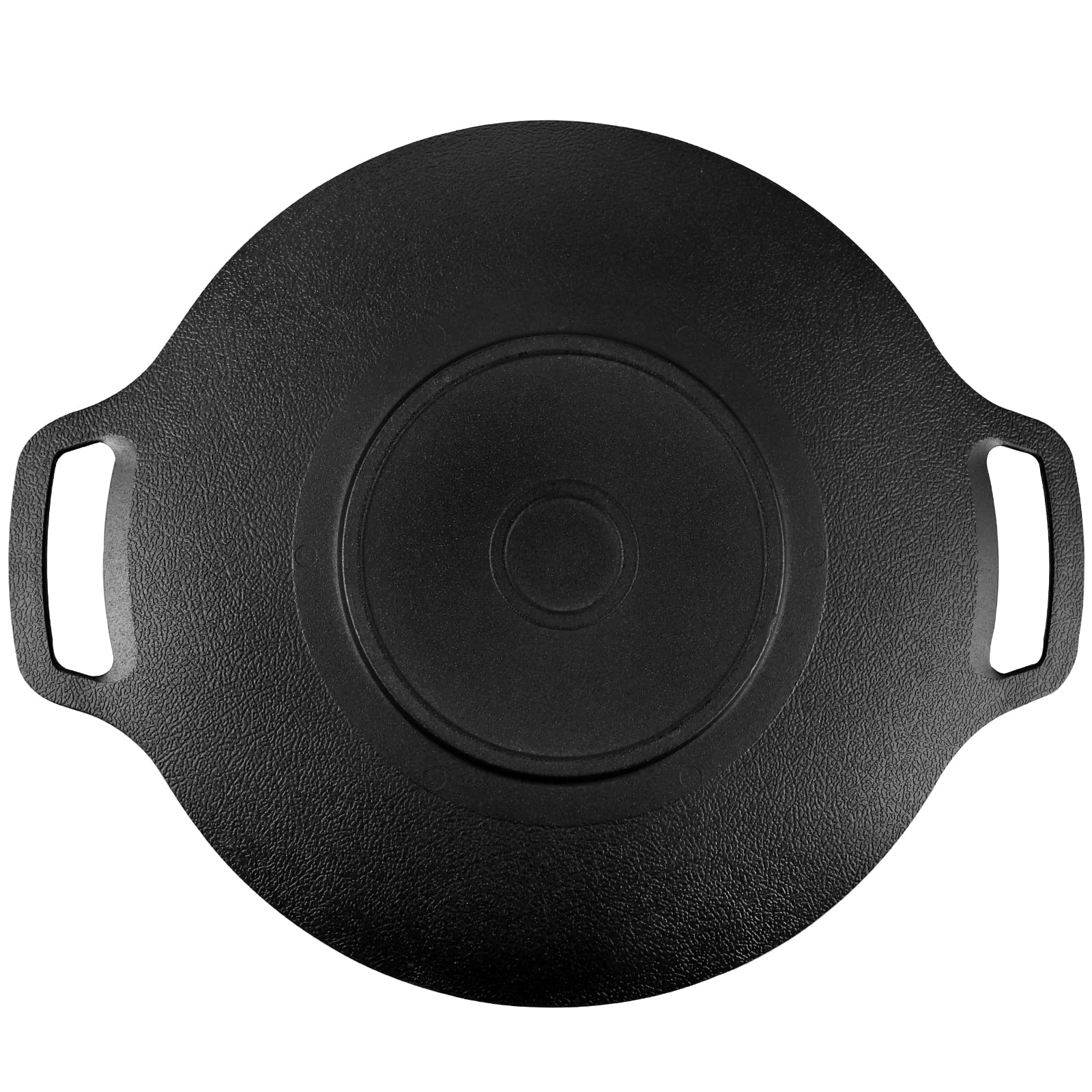 Korean Grill Pan Nonstick 6 Layer 40cm Round BBQ Griddle Indoor or Outdoor Cooking - Home & Garden > BBQ