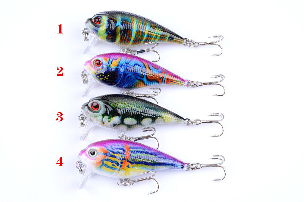 4x 5.5cm Popper Crank Bait Fishing Lure Lures Surface Tackle Saltwater - Outdoor > Fishing