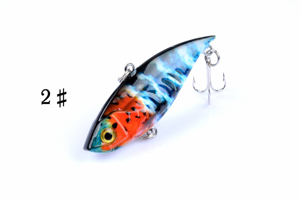 6x 6.5cm Vib Bait Fishing Lure Lures Hook Tackle Saltwater - Outdoor > Fishing