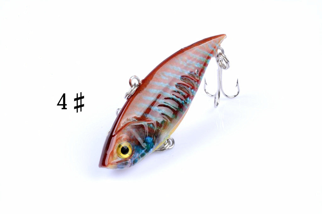 6x 6.5cm Vib Bait Fishing Lure Lures Hook Tackle Saltwater - Outdoor > Fishing