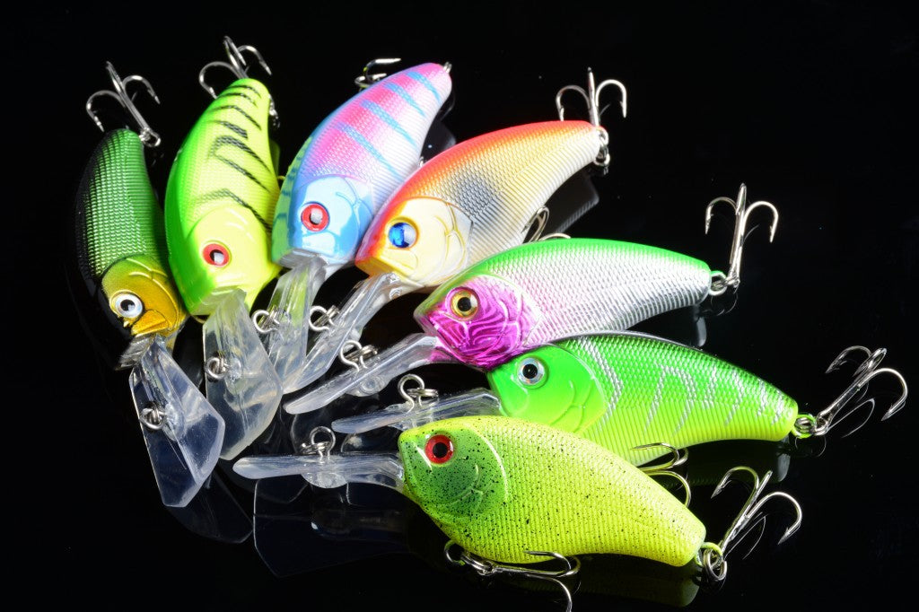 7x 9cm Popper Crank Bait Fishing Lure Lures Surface Tackle Saltwater - Outdoor > Fishing