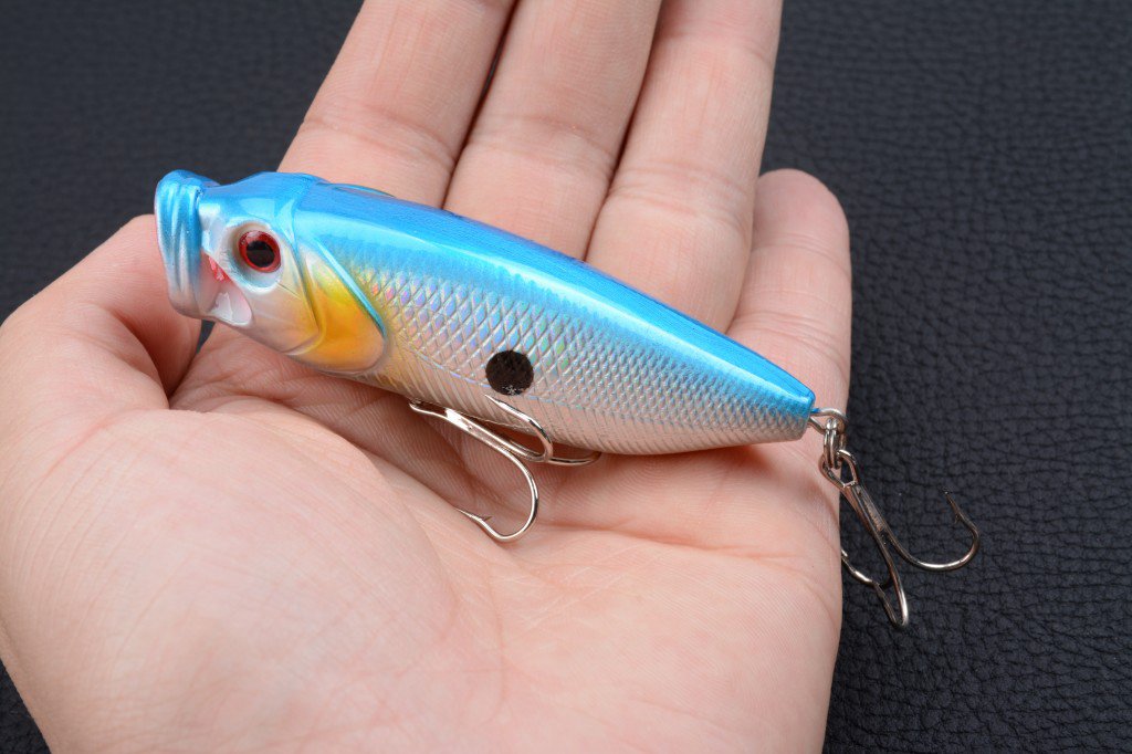 4X 8cm Popper Poppers Fishing Lure Lures Surface Tackle Fresh Saltwater - Outdoor > Fishing