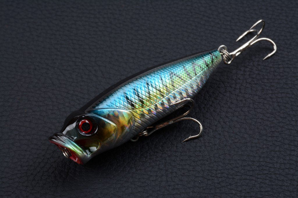 4X 8cm Popper Poppers Fishing Lure Lures Surface Tackle Fresh Saltwater - Outdoor > Fishing