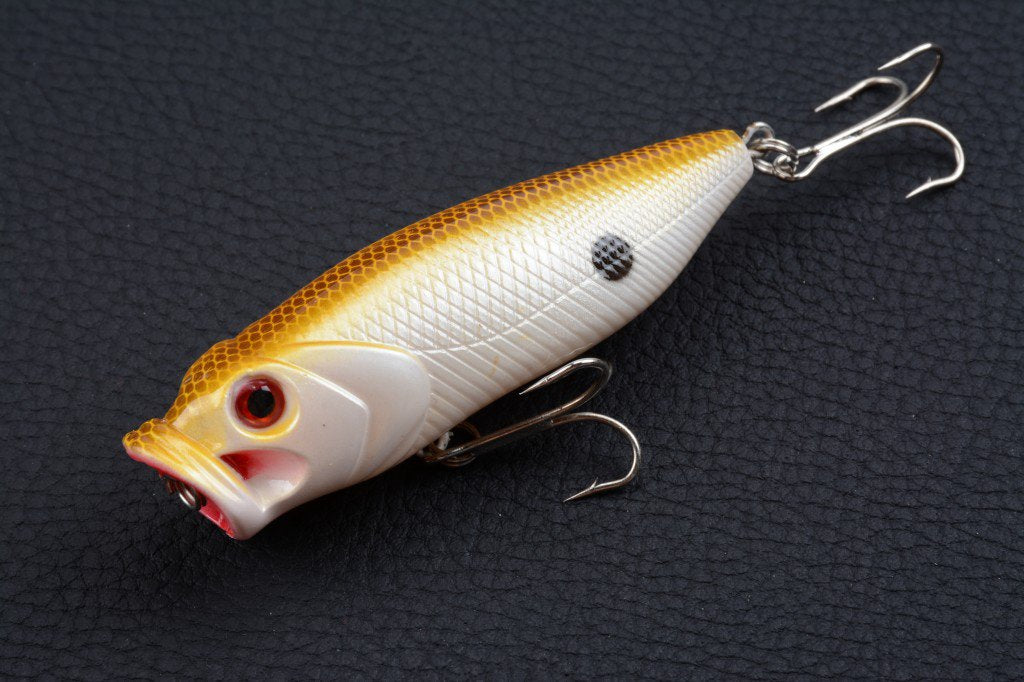 4X 8cm Popper Poppers Fishing Lure Lures Surface Tackle Fresh Saltwater - Outdoor > Fishing