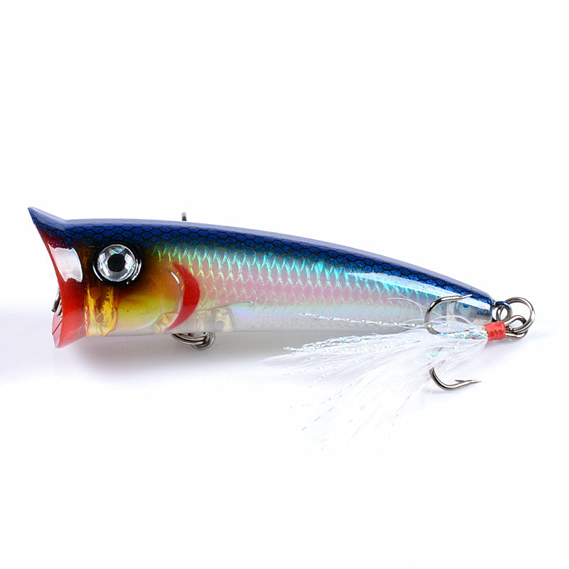 7x Popper Minnow 7.8cm Fishing Lure Lures Surface Tackle Fresh Saltwater - Outdoor > Fishing