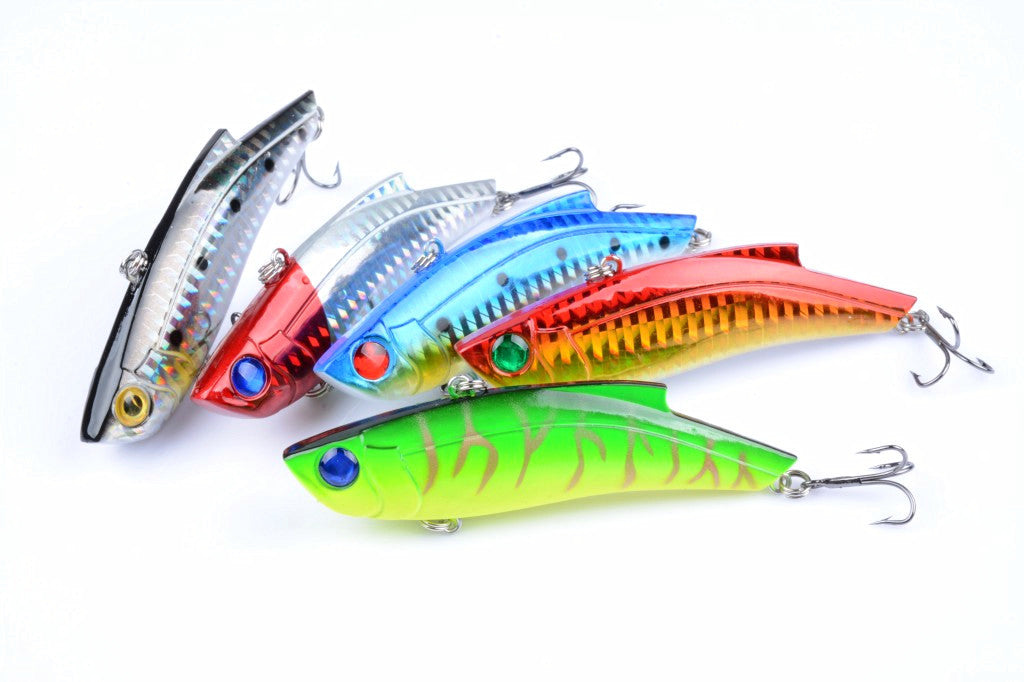 5x 9cm Vib Bait Fishing Lure Lures Hook Tackle Saltwater - Outdoor > Fishing