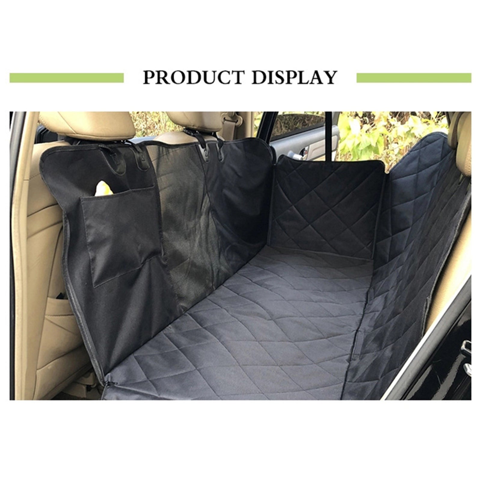 Pet Seat Cover for Dogs Car Back Seat Anti Dirty Waterproof Pet Hammock Mat - Pet Care > Dog Supplies