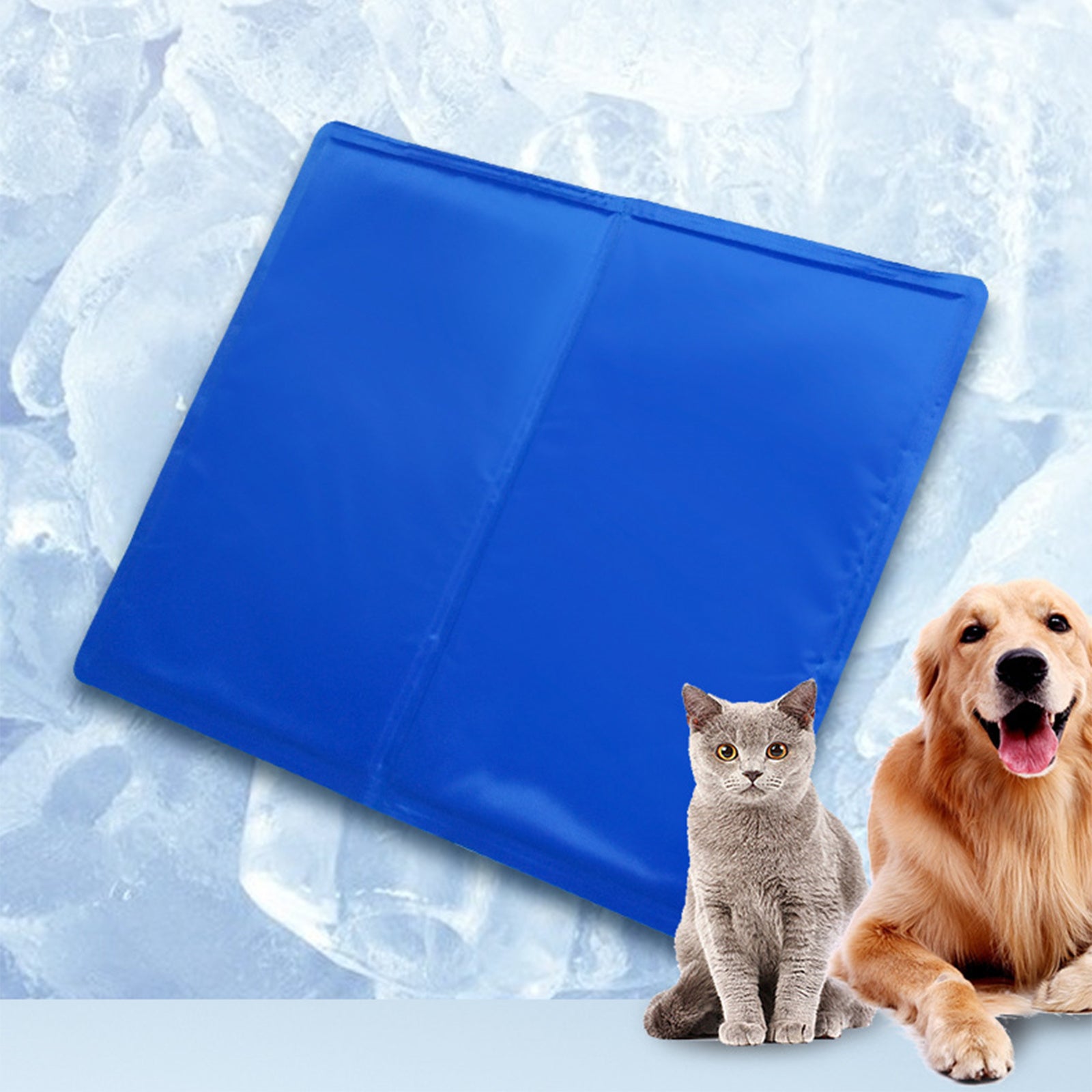 Pawfriends Summer Pet Ice Cushion Dog Cat Cooling Multi Functional Comfortable Cushion M - Pet Care > Dog Supplies