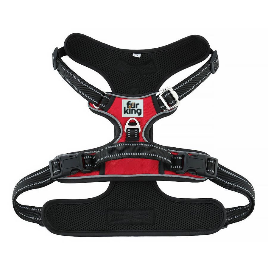 Fur King Ultimate No Pull Dog Harness - XL - Red - Pet Care > Dog Supplies