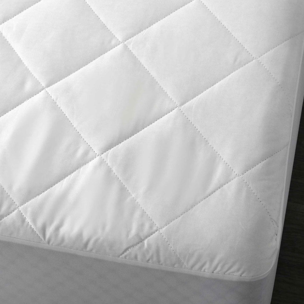 Accessorize Cotton Quilted Mattress Protector Double - Home & Garden > Bedding