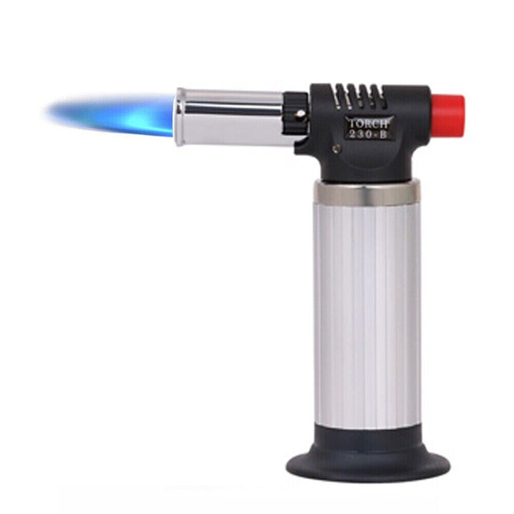 Butane Torch Gas Blow Jet Lighter Refillable Soldering Gun Flame Heat Food BBQ - Home & Garden > BBQ