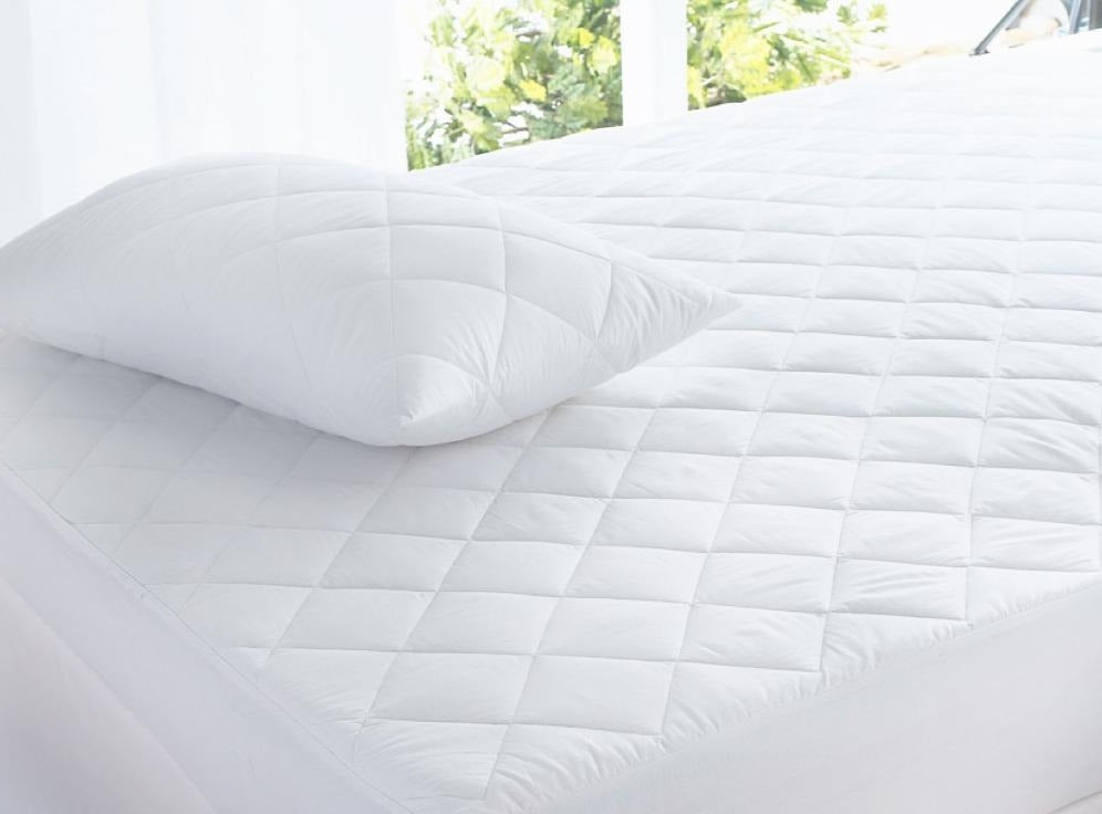 Luxor Aus Made Fully Fitted Cotton Quilted Mattress Protector (Queen) - Home & Garden > Bedding