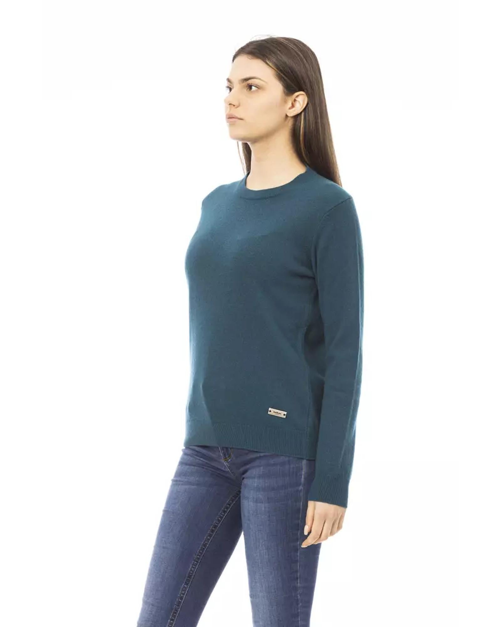 Baldinini Monogram Long Sleeve Crewneck Sweater S Women - Women's Fashion > Knitwear & Sweaters