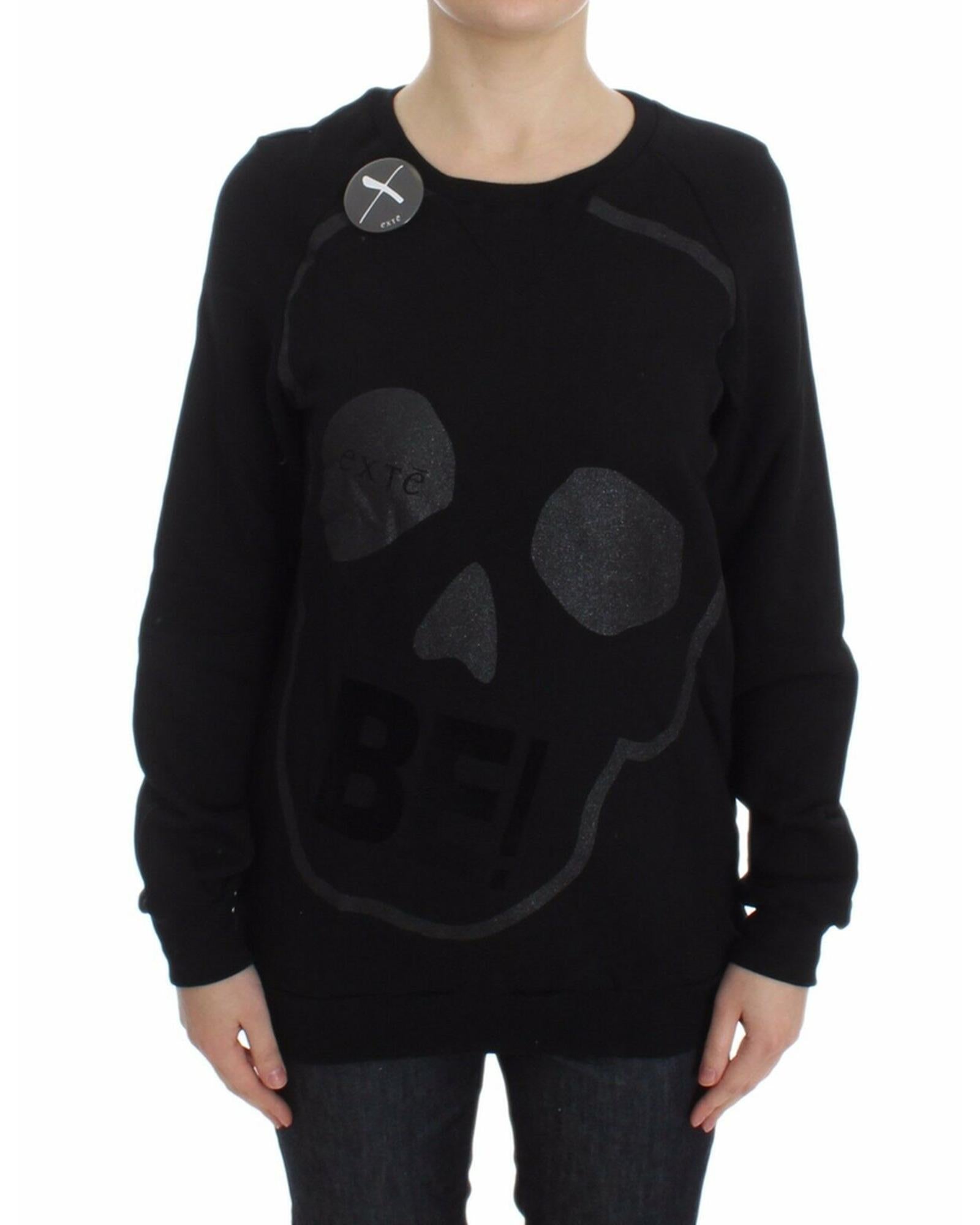 EXTE Crew-neck Pullover with Skull Motive Print 40 IT Women - Women's Fashion > Knitwear & Sweaters