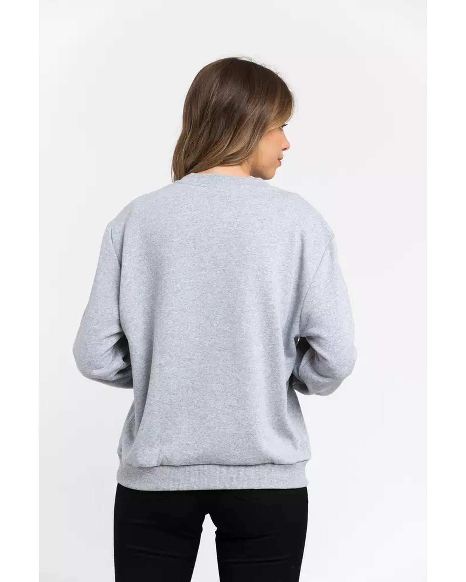 Oversized Maxi Lettering Sweatshirt with Dropped-shoulder Sleeves XS Women - Women's Fashion > Knitwear & Sweaters