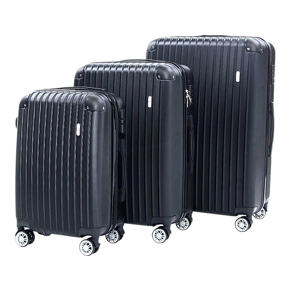 Delegate Suitcases Luggage Set 20" 24" 28"Carry On Trolley TSA Travel Bag - Home & Garden > Travel