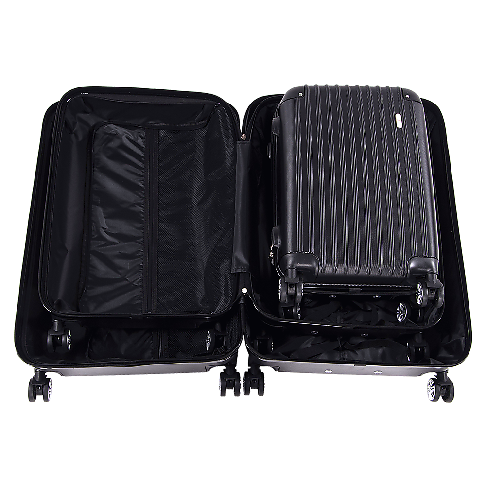 Delegate Suitcases Luggage Set 20" 24" 28"Carry On Trolley TSA Travel Bag - Home & Garden > Travel