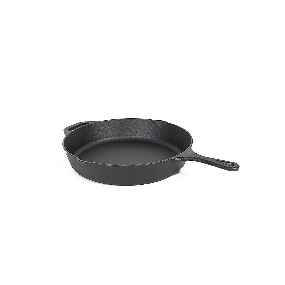 Non-stick Frying Pan Cast Iron Steak Skillet Round BBQ Grill Cookware 30cm - Home & Garden > Kitchenware