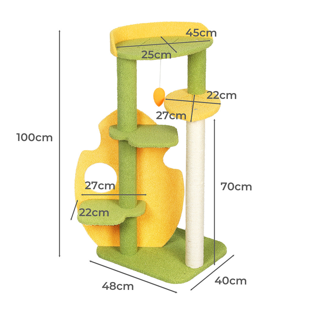 Cat Tree Kitten Furniture Condo Scratching Post Scratcher Multi-Level - Pet Supplies