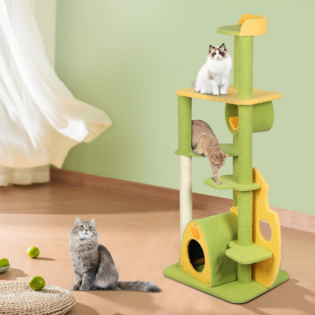 Cat Tree Kitten Furniture Condo Scratching Post Scratcher Multi-Level - Pet Supplies