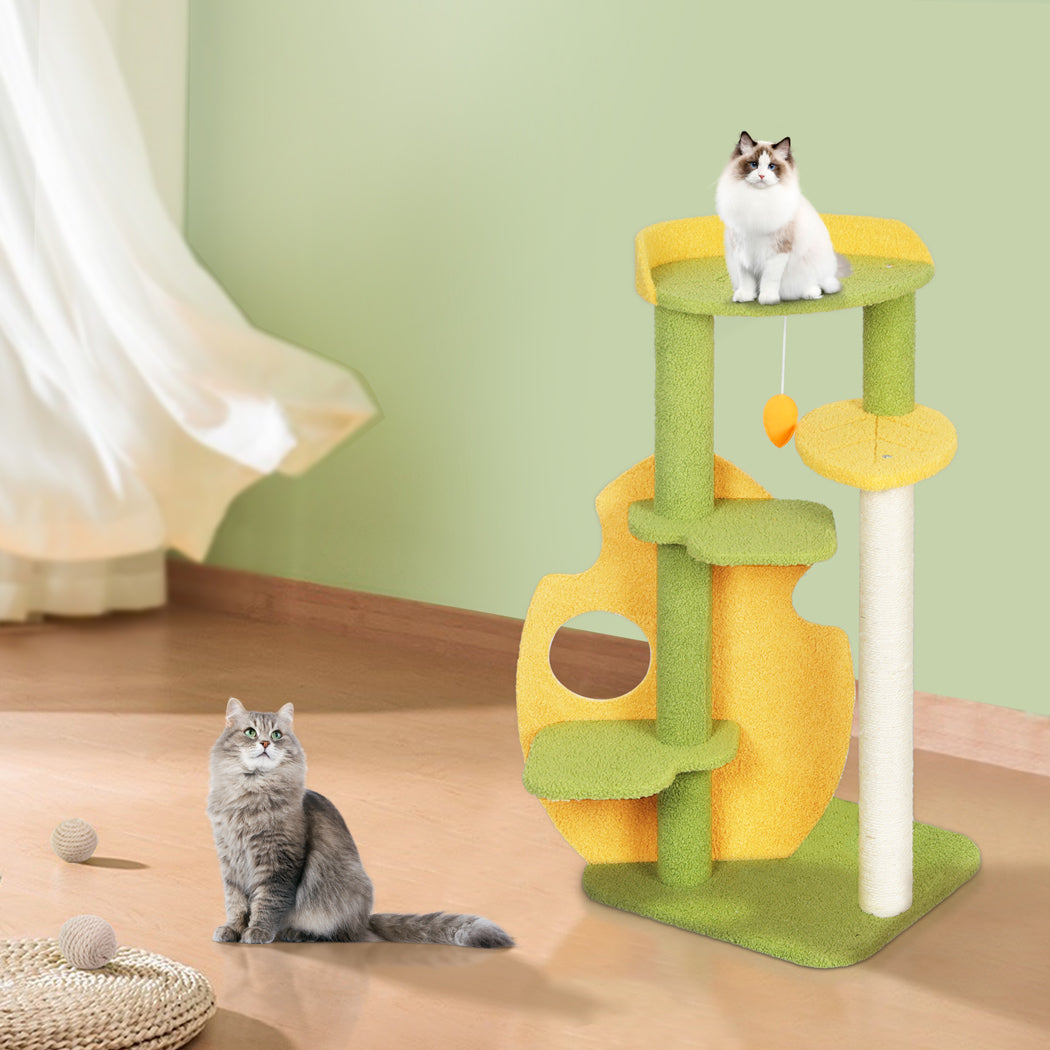 Cat Tree Kitten Furniture Condo Scratching Post Scratcher Multi-Level - Pet Supplies