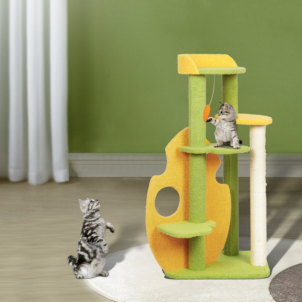 Cat Tree Kitten Furniture Condo Scratching Post Scratcher Multi-Level - Pet Supplies